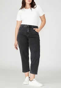 Eloquii Plus The Naomi Comfort Stretch Straight Leg Jean Crop