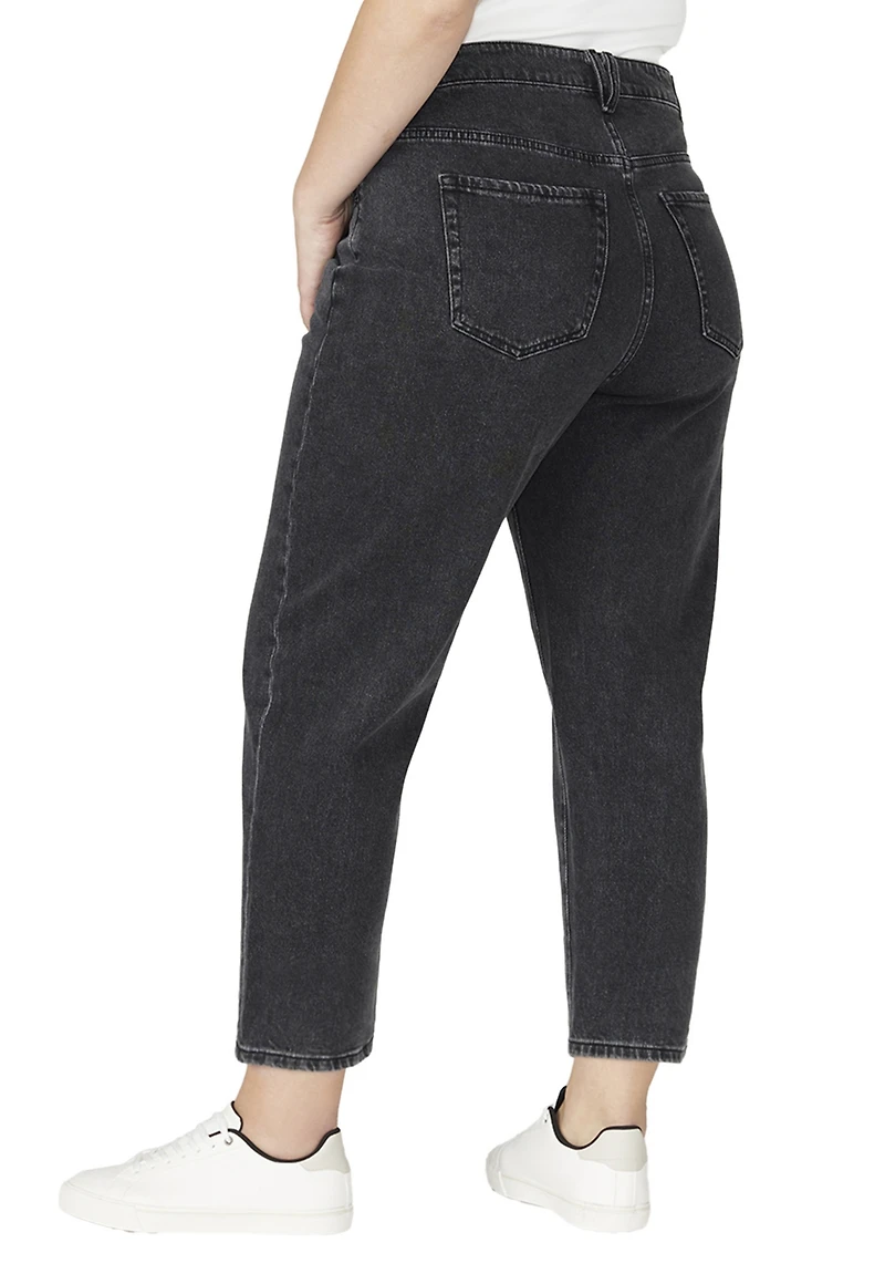Eloquii Plus The Naomi Comfort Stretch Straight Leg Jean Crop