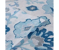 Kate Aurora Country Living Farmhouse 3 Pc Solid Cafe Kitchen Curtain Tier & Tucked Valance Set