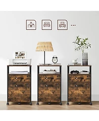 Slickblue Lockable File Cabinet for Secure Document Storage