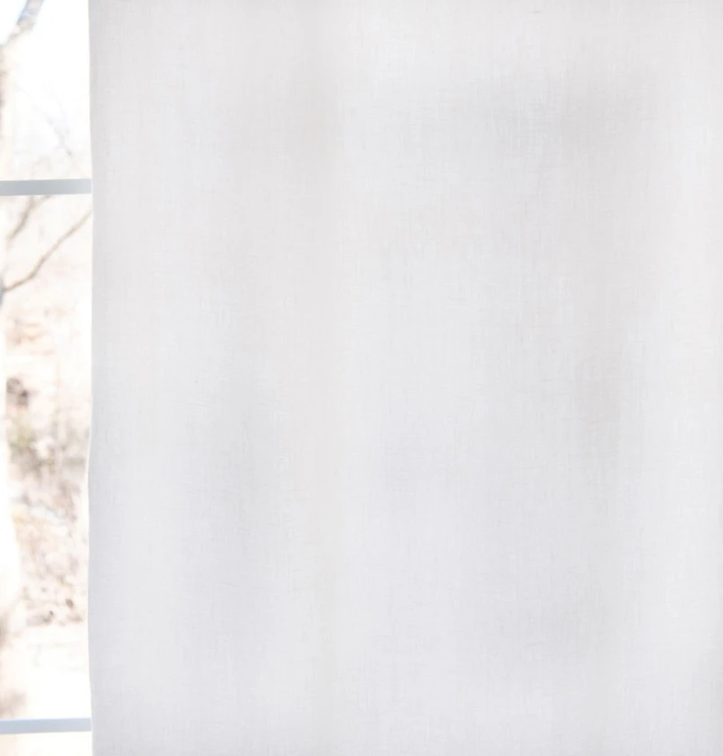 100% French Linen Window Curtain Set