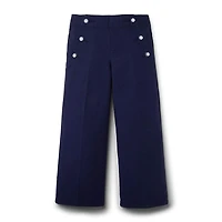 Hope & Henry Baby Girls Pique Sailor Pant