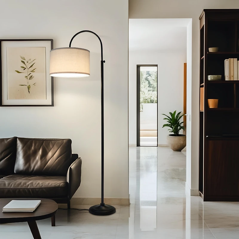 Nora Modern Led Arc Floor Lamp with Adjustable Height (68")