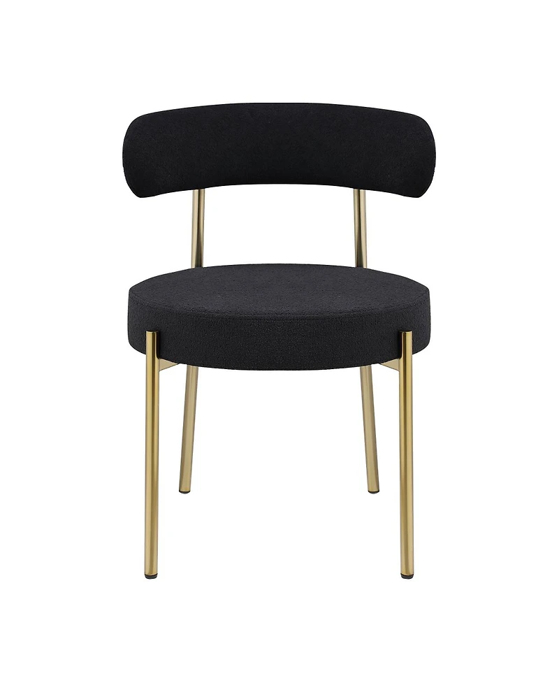 Streamdale Set of 2 Mid-Century Modern Boucle Dining Chairs