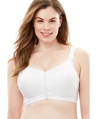 Comfort Choice Women's Plus Stay-Cool Wireless Posture Bra