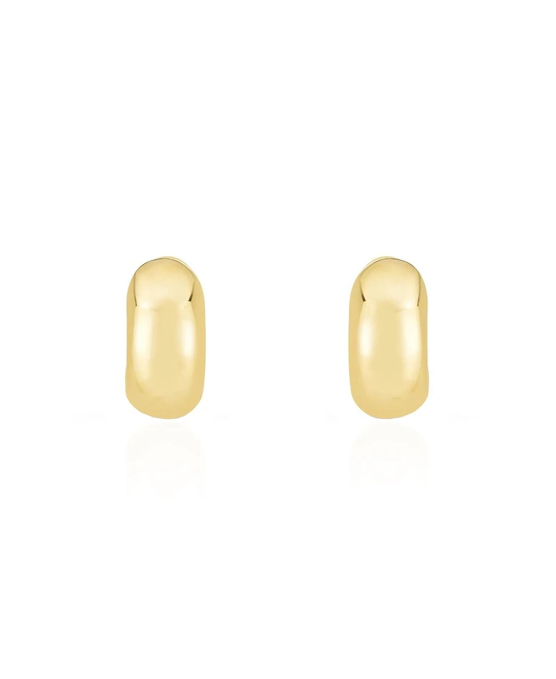 The Lovery Chunky Gold C-Hoop Earrings 14K Gold