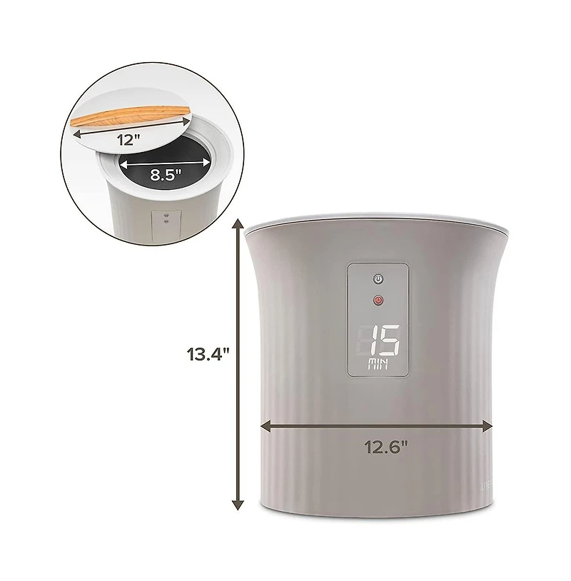 LiveFine Towel Warmer Bucket Style Heater w/Led Display 40" x 70" Towel