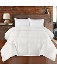 Egyptian Linens Heavyweight Silk Goose Down Fill Comforter – Solid, King/California King