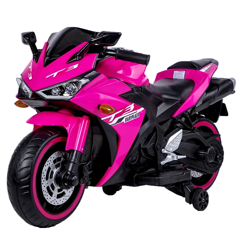 Streamdale 12V Kids Motorcycle Ride On Toy With Training Wheels