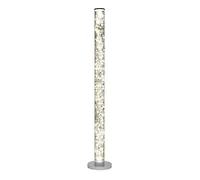 Streamdale 49" Exposed Rope Led Minari Clear Column Floor Lamp