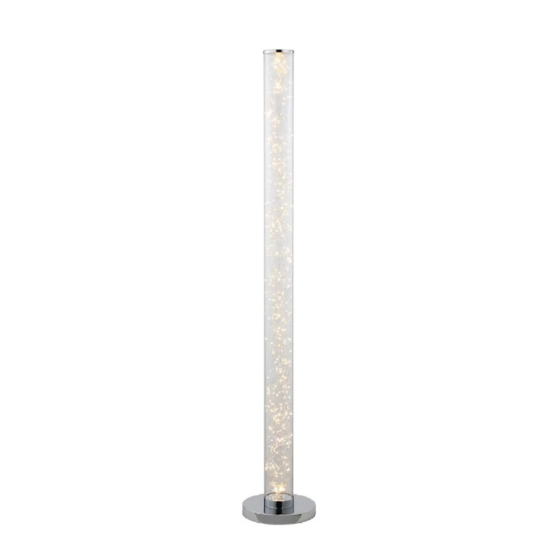 Streamdale 49" Exposed Rope Led Minari Clear Column Floor Lamp