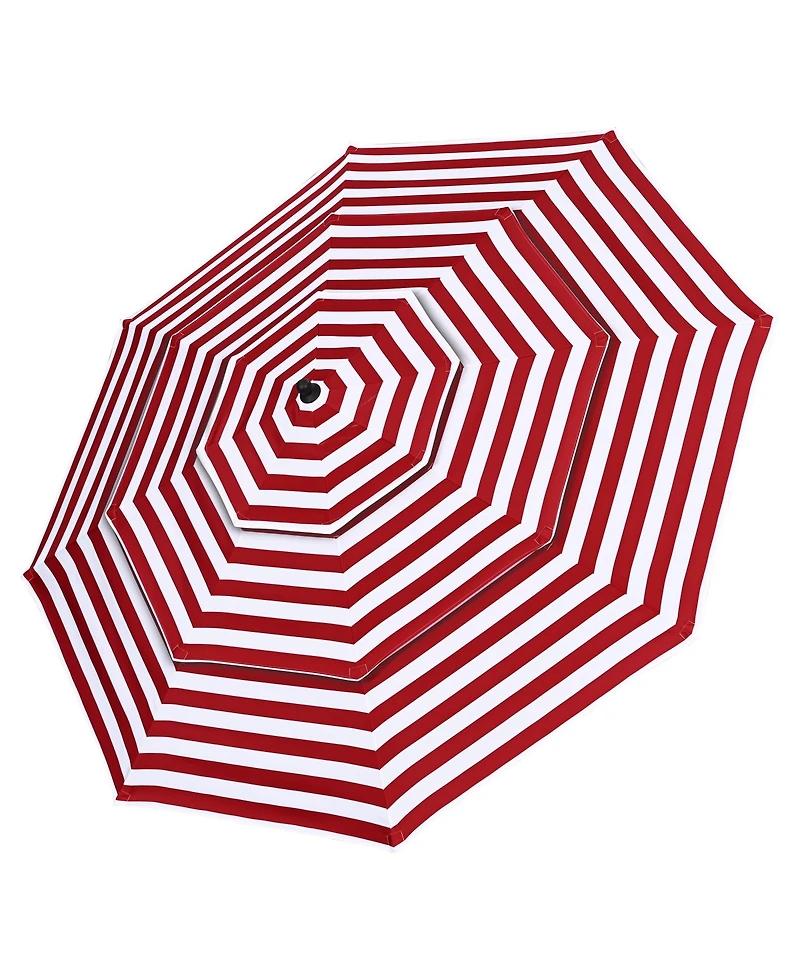 9 Ft 3-Tier Patio Umbrella Replacement Canopy Market Table Top Sunshade Cover