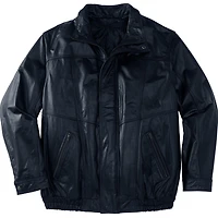 KingSize Big & Tall Leather Bomber Jacket