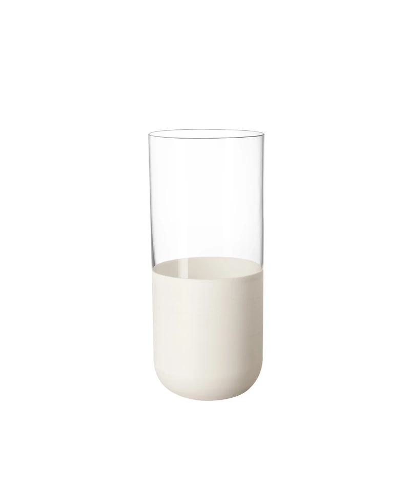 Villeroy & Boch Manufacture Rock Blanc Highball Glasses, Set of 4