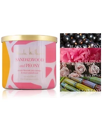 Nicole Miller Sandalwood & Peony Candle, 14.5 oz.