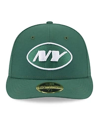 New Era Men's Green New York Jets Omaha Low Profile 59FIFTY Fitted Hat