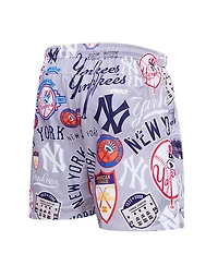 Pro Standard Men's Gray New York Yankees Toss Logo Woven Shorts