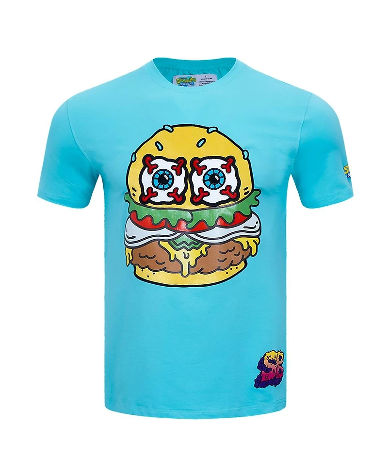 Freeze Max Men's Aqua SpongeBob SquarePants Kraby Patty Bob T-Shirt
