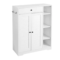 Streamdale Modern White Shoe Rack Organizer