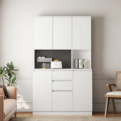 Streamdale Freestanding Kitchen Storage, Sideboard With Charging Station