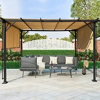 Streamdale 9.5x12FT Retractable Canopy Pergola for Outdoor Spaces