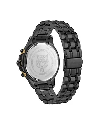 Plein Sport Men's Warrior Tech Chronograph Date Quartz Black Stainless Steel 47.5MM