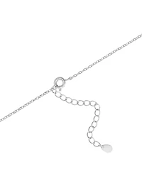 Macy's Stone Quartz Pointed Hexagon Pendant Necklace 14k Gold Plated or Silver