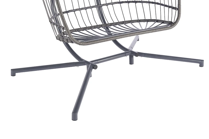Streamdale 2 Person Outdoor Rattan Hanging Chair Patio Wicker Egg Chair