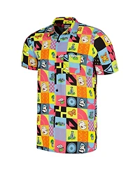 Reason Men's and Women's Yellow Popeye Trapped Button-Up Shirt
