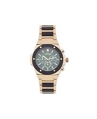 Ed Hardy Men's Brushed Gold-Tone Metal Bracelet Watch 52mm