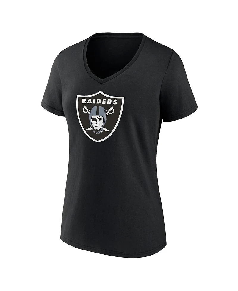 Fanatics Women's Branded Black Las Vegas Raiders Mother's Day V-Neck T-Shirt