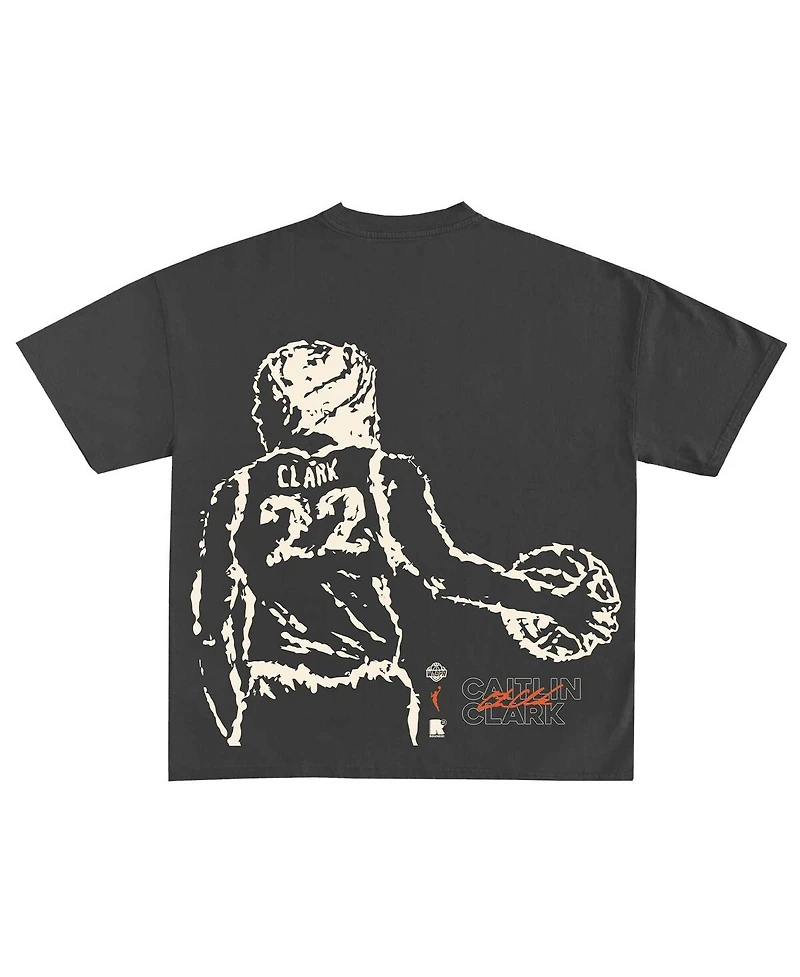 Round21 Men's and Women's Caitlin Clark Black Indiana Fever Draft Night T-Shirt