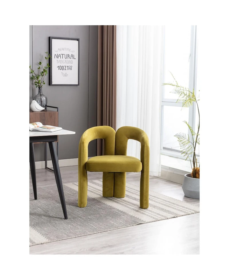 Streamdale Furniture Modern Fabric Upholstered Dining Chairs (Set of 2)