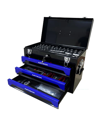 Streamdale 3 Drawers Tool Box With Tool Set