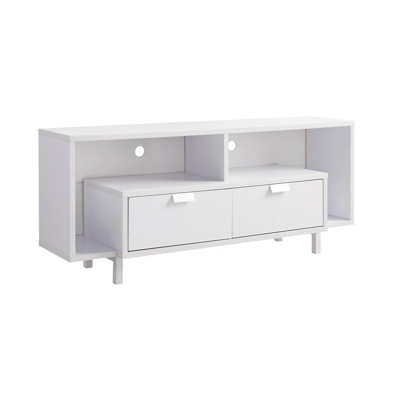 Streamdale Tv Stand White for Home or Office Use