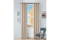 Superior Senna Textured Curtain Set of 2 Panels with Grommet Header, 52" X 108"