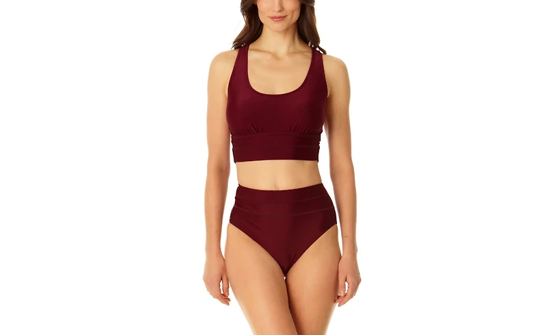 Coppersuit Women's Banded Halter Longline Bra Top