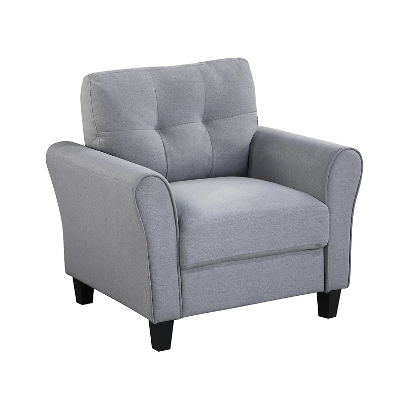 Streamdale Linen Armchair for Living Room & Office