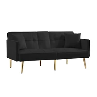 Simplie Fun Velvet Sofa Bed
