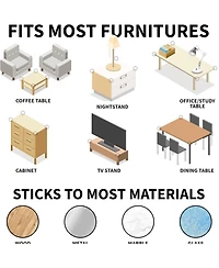 12 Pack Corner Protector Baby Proof Corners and Edges - Round Table Corner Protectors for Baby