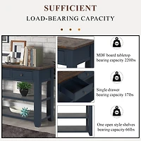 Streamdale 48" Solid Wood Console Table with 3 Drawers