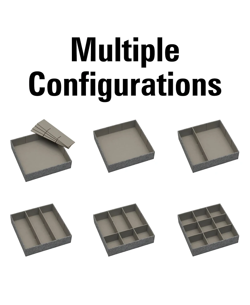 Household Essentials 3 Piece Drawer Organizers Starter Set