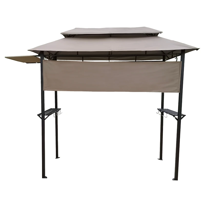 Streamdale 8x4 Grill Gazebo with Canopy & Counter