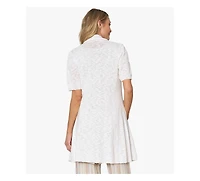 Stella Carakasi Women's Short Sleeve Cotton No Regrets Cardigan