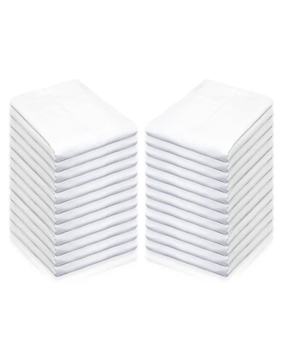 Arkwright Home Arkwright Silvadur Treated Pillowcases (24 Pack), Queen, White, Poly Cotton Blend