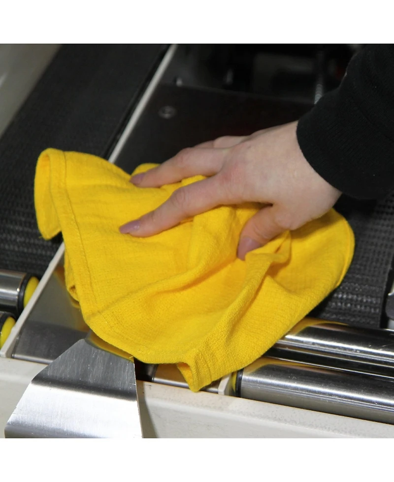 Arkwright Home Huck Cotton Cleaning Towels (12 Pack), 16x26, Multi-Purpose, Reusable, Color Options