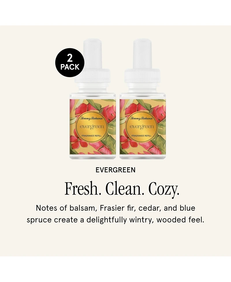 Pura and Tommy Bahama Fragrance Refill - Smart Home Air Diffuser Fragrance - Home Scent Refill - up to 120-Hours of Premium Fragrance per Vial