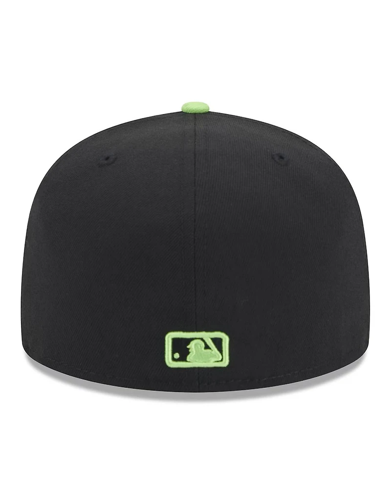 New Era Men's Black Tampa Bay Rays 2024 City Connect 59FIFTY Fitted Hat