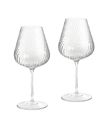 Vera Wang Wedgwood Swirl White Wine Glass, Set of 2