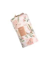 Crane Baby Baby Girls Parker Floral Quilted Playmat
